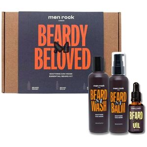 MenRock Beardy Beloved Soothing Oak Moss zestaw szampon do brody 100ml + balsam do brody 100ml + olejek do brody 30ml