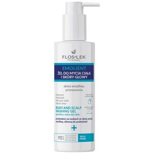 Floslek Floslek Emolient żel do mycia ciała i skóry głowy 175ml