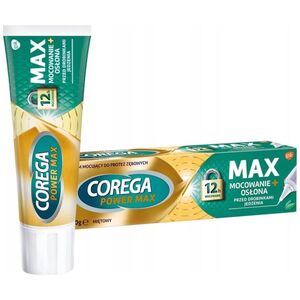 Corega  Krem do protez zębowych Corega Max Mocowanie + Osłona o smaku miętowym 40g