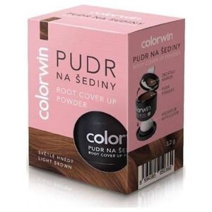 Colorwin Colorwin Puder kryjący odrost i zwiększający objętość włosów Jasny Brąz 3.2g