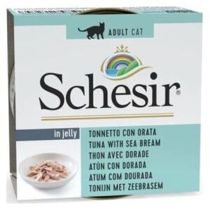 Schesir Schesir mokra karma dla kota Tuńczyk z doradą w galarecie 85g