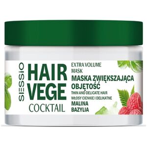 Chantal SESSIO Hair Vege Coctail Maska zwiększająca objętość do włosów cienkich i delikatnych - Malina i Bazylia 250ml