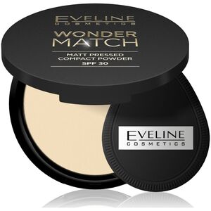 EVELINE KOLOROWKA EVELINE Wonder Match Matujący Puder prasowany SPF30 nr 01  8 g