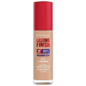 Rimmel  Lasting Finish 35H silnie nawilżający i długotrwale kryjący podkład do twarzy z filtrem SPF20 150 Rose Vanilla 30ml