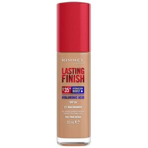 Rimmel  Rimmel Lasting Finish 35H silnie nawilżający i długotrwale kryjący podkład do twarzy z filtrem SPF20 203 True Beige 30ml