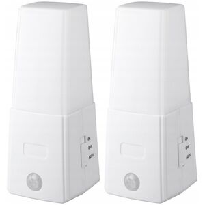 Maximex Lampka nocna LED z sensorem ruchu, 2w1 - 2 sztuki