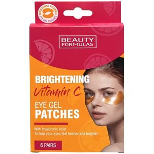 Beauty Formulas Beauty Formulas Brightening Vitamin C Żelowe Płatki pod oczy 1op.-6par