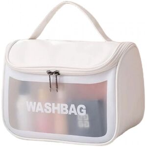 eCarla Kosmetyczka rozkładana WASHBAG kuferek biały KS46B