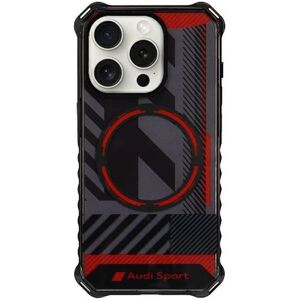 Audi Audi IML Sport MagSafe Case iPhone 15 Pro 6.1" czarny/black hardcase AU-IMLMIP15P-RSQ/D2-BK