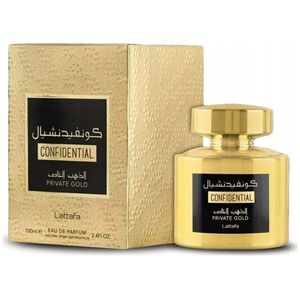 Lattafa Lattafa Confidential Private Gold EDP parfumuotas vanduo Unisex, 100 ml