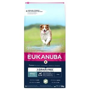 EUKANUBA EUKANUBA  dorosły mała i średnia rasa bez zbóż jagnięcina - sucha karma dla psa - 12 kg
