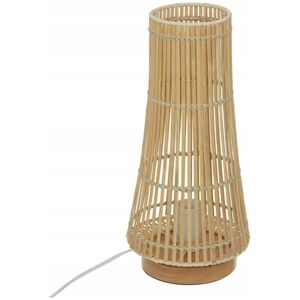 Atmosphera Lampa stołowa bambusowa MAHE, 38 cm
