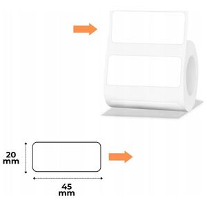 Niimbot Niimbot štítky R 45x20mm 320ks Bílé pro B21, B21S, B3, B1S
