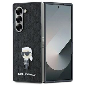 Karl Lagerfeld case for Samsung Galaxy Z Fold6 KF002204 black Saffiano Ikonik Pin 3666339322588