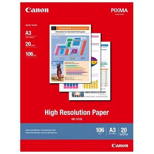 Canon High Resolution Paper A3 106g/m² 20 Φύλλα (1033A006) (CAN-HR101A3) έως 12 άτοκες Δόσεις