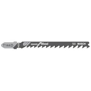 Bosch Brzeszczot do wyrzynarek Speed for Wood 100mm T 144 D 5szt. 2608630040