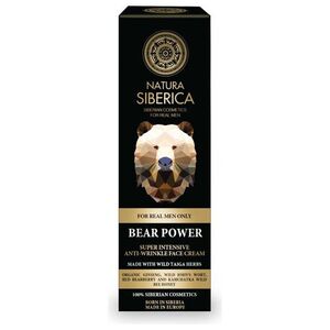 Natura Siberica Men Intensywny krem przeciwzmarszczkowy Siła Niedźwiedzia 50ml