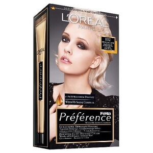 L’Oreal Paris Feria Preference Bardzo Jasne Blondy Bardzo Jasny Blond Perłowy 102