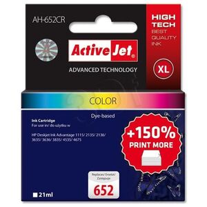 Tusz Activejet tusz AH-652CR / F6V24AE nr 652 (color)