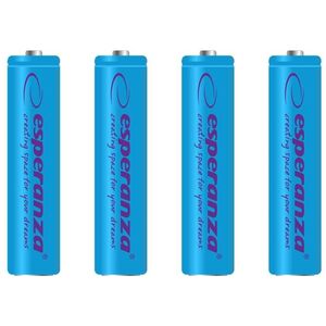 Esperanza Akumulator niebieskie AAA / R03 1000mAh 4 szt.