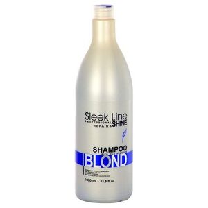 Stapiz Sleek Line Blond Shampoo Szampon z jedwabiem do włosów blond 1000ml