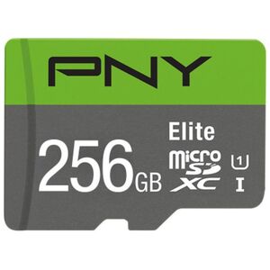 Karta PNY Elite MicroSDXC 256 GB Class 10 UHS-I/U1 A1 V10 (P-SDU256V11100EL-GE)