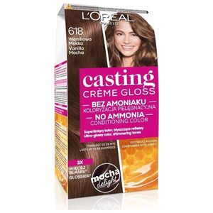 L’Oreal Paris Casting Creme Gloss Krem koloryzujący nr 618 Waniliowa Mokka 1op.