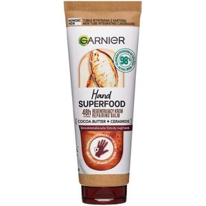 GARNIER_Hand Superfood Cocoa regenerujący krem do rąk z masłem kakaowym i ceramidami 75ml