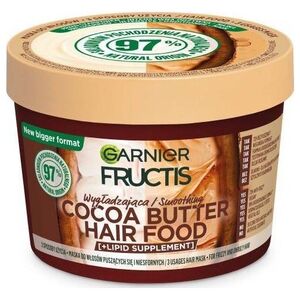 Fructis Hair Food Maska wygładzająca do włosów puszących się i niesfornych - Cocoa Butter 400ml