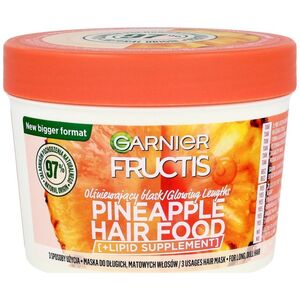 Fructis Hair Food Maska olśniewający blask do włosów długich i matowych - Pineapple 400ml