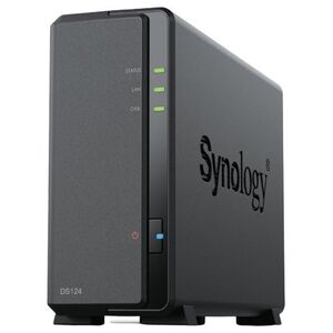 Serwer Synology DS124 1x0HDD RTD1619B 1GB DDR4 1xRJ45 2xUSB 2Y
