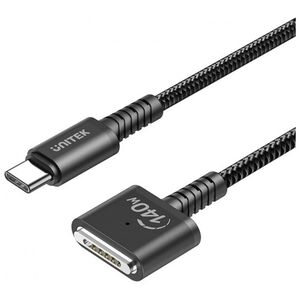Kabel USB Unitek USB-C - MagSafe 3 3 m Czarny (C14121BK-3M)