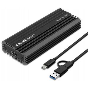 Kieszeń Qoltec Obudowa/kieszeń Qoltec NV2270 na dysk M.2 SSD | SATA | NVMe | USB-C | 2TB