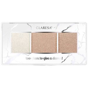 Claresa Claresa Too Glam To Give A Damn paleta rozświetlaczy 11 Rosy Glow 12.5g