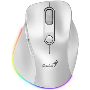 Mysz Genius Mysz bezprzewodowa, Genius Ergo 9000S Pro, biała, optyczna, 2400DPI