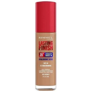 Rimmel  Rimmel Lasting Finish 35H silnie nawilżający i długotrwale kryjący podkład do twarzy z filtrem SPF20 303 Honey 30ml