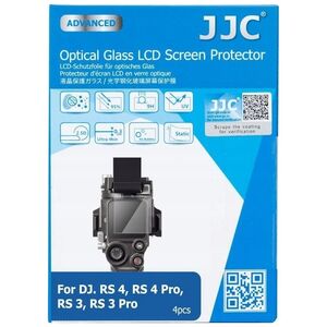 Osłona na obiektyw JJC 4x Szkło Osłona na Ekran Monitor LCD do Gimbala DJI RS3 RS4 RS 3 4 PRO / GSP-DJRS3PK4