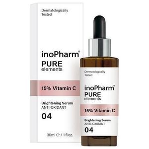 INOPHARM_Pure rozświetlająco-antyoksydacyjne serum do twarzy z 15% witaminą C 30ml