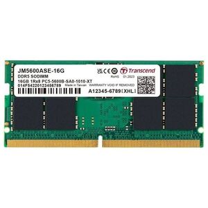 Pamięć do laptopa Transcend Transcend JetRam JM5600ASE-16G moduł pamięci 16 GB 1 x 16 GB DDR5 5600 Mhz