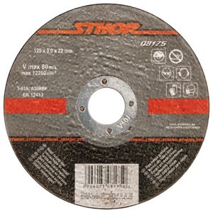 Sthor Tarcza do cięcia metalu 125x22x1,0mm (08171)