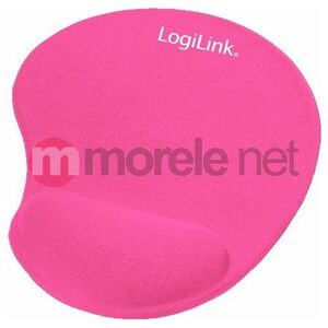 Podkładka LogiLink Żelowa różowa (ID0027P)