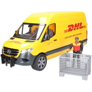 Bruder MB Sprinter DHL z figurką kuriera i z akcesoriami (02671)