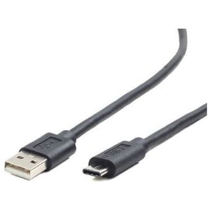 Kabel USB Gembird USB-A - 1 m Czarny (CC-USB2-AMCM-1M)