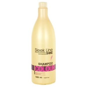 Stapiz Sleek Line Colour Shampoo Szampon z jedwabiem do włosów farbowanych 1000ml