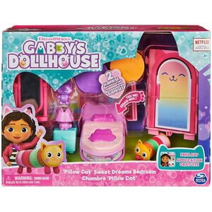 Figurka Polly Pocket Zestaw figurek Koci Domek Gabi Magiczne Pomieszczenia Sypialnia