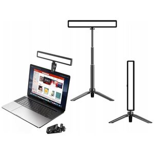 Apexel Lampa Led Na Monitor + Klips + Statyw / 3x Iso + 1.4" Do Vlog Livechat / Apexel Apl-fl06