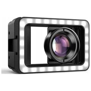 Apexel Obiektyw Makro Do Telefonu Smartfona 100mm Hd + Lampa Led 40 / Cri 95+ / Apl-hb100fl23