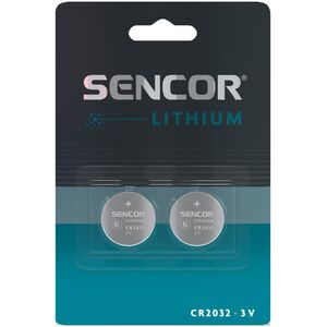 Sencor Bateria litowe, CR2032, CR2032, 3V, Sencor, blistr, 2-pack