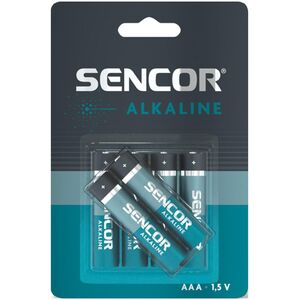 Sencor Bateria alkaliczna, AAA (LR03), AAA, 1.5V, Sencor, blistr, 6-pack