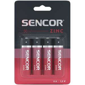 Sencor Bateria cynkowo-węglowa, AA (LR6), AA, 1.5V, Sencor, blistr, 4-pack